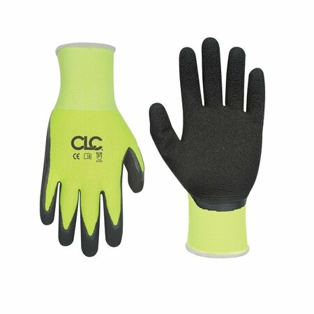 CUSTOM LEATHERCRAFT SAFETY GLOVES BLK/GRN M 2138M